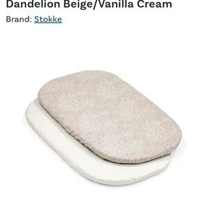 Stokke Beige and Cream Snoozi Sheets